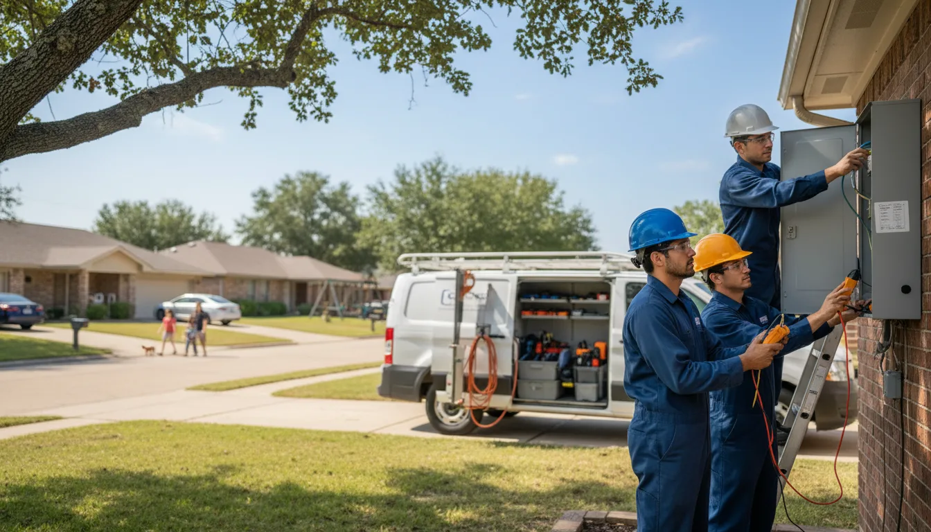 Certified electrician providing emergency electrical services in Santa Claus, IN